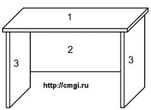 простой письменный стол